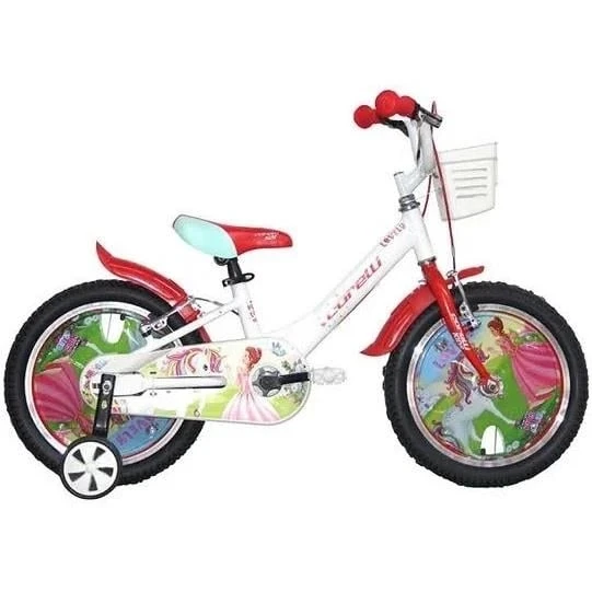 CORELLİ LOVELY KIZ ÇOCUK BİSİKLETİ V 16 JANT BEYAZ KIRMIZI ürün görseli