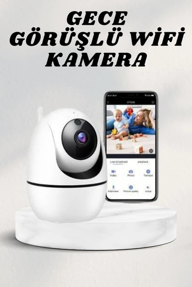 Wifi Kamerası Kablosuz Wifi Güvenlik Kamerası ürün görseli
