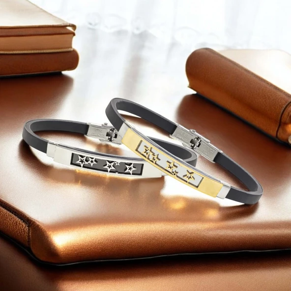 Galaksi Yıldızlar Desenli Çelik Bileklik 3183SCB021 - Resim 3