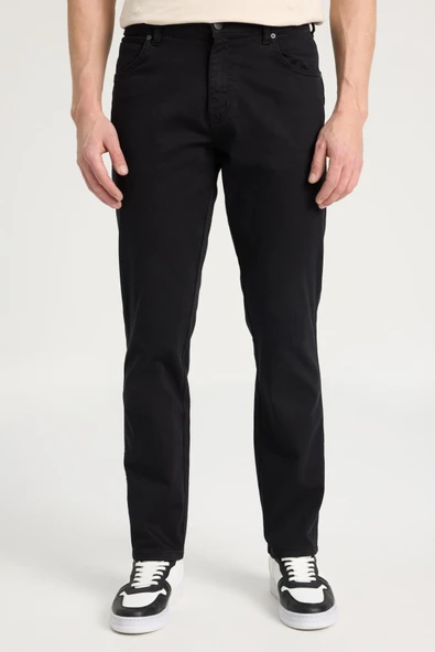 Texas Slim Pantolon Black 31 Black 32 - Resim 3