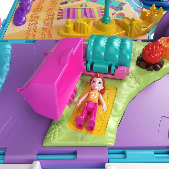 JCC22 Polly Pocket Hayvancıkların Karavan Macerası Oyun Seti - 9