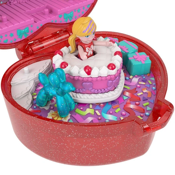 JGK21 Polly Pocket Mattel 80. Yıl Yüzük Kutusu - 4