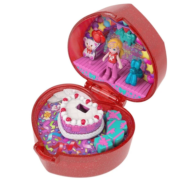 JGK21 Polly Pocket Mattel 80. Yıl Yüzük Kutusu - 2