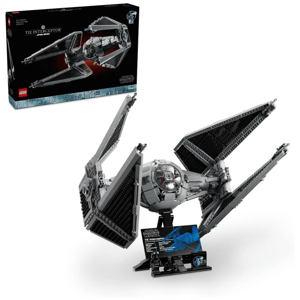 Orjinal Lego Star Wars TIE Interceptor Star Wars Starfighter Lego Star Wars 75382 ürün görseli