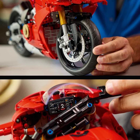 Orjinal Lego Technic Ducati Panigale V4 S Motosiklet Lego Technic 42202 - 5