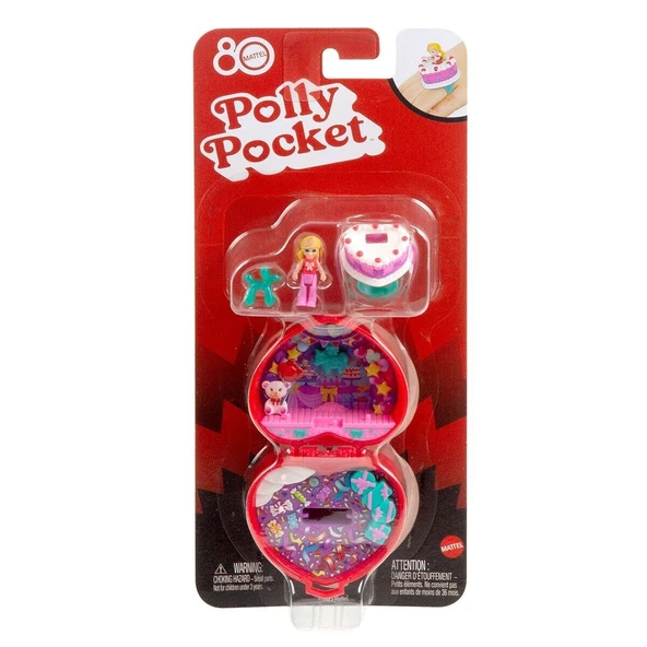JGK21 Polly Pocket Mattel 80. Yıl Yüzük Kutusu - 6