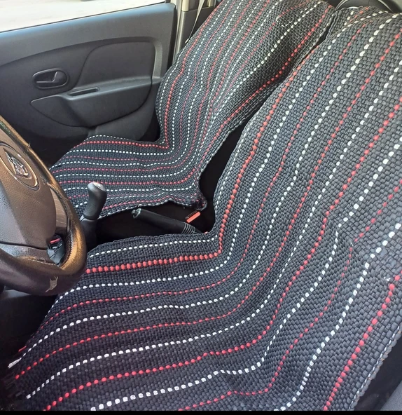 Terletmez Oto Kilim Ön 2 Pilot Ve Arka Koltuk Serme 3 Lü Takım Pamuklu - Resim 2