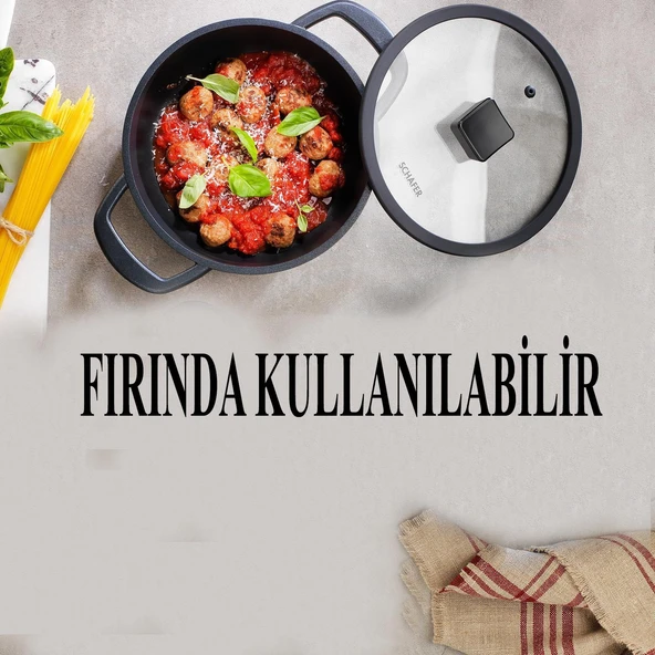 Schafer Hektor Döküm Mini Tencere 20 CM - Resim 4