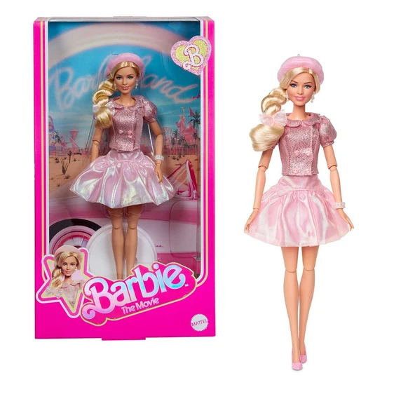 JBJ53 Barbie Movie - Pembe Bereli Barbie ürün görseli