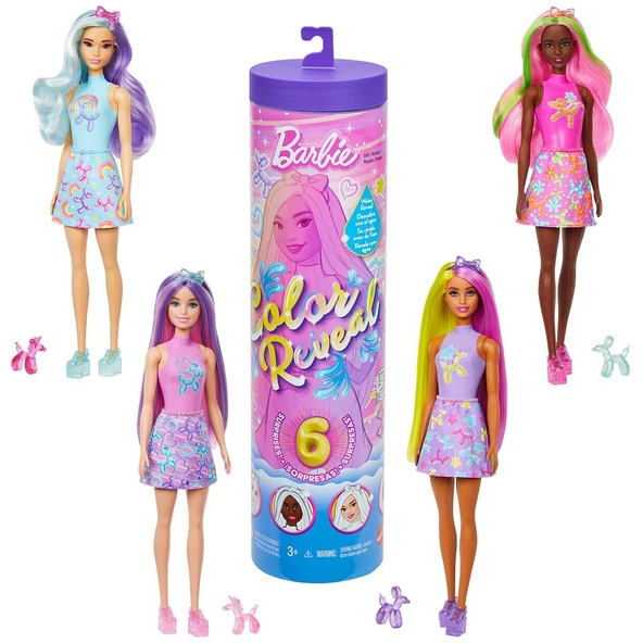 JFV58 Barbie Color Reveal Balondan Hayvan Figürleri Serisi ürün görseli