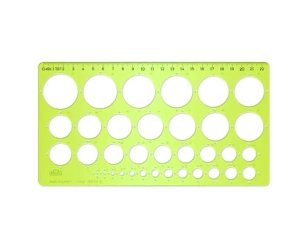 Hatas Daire Şablonu Büyük 1-35 ürün görseli 1