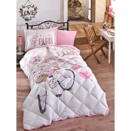 Clasy Ranforce %100 Pamuklu Tek Kişilik Yorgan - Resim 7