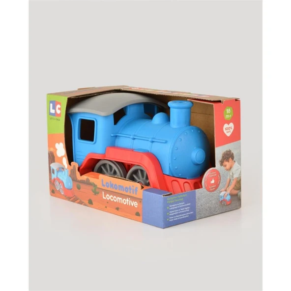 LC Oyuncak Tren Lokomotif (Mavi) - 5