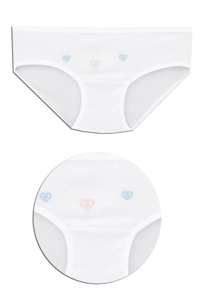 Tutku 0821 Kız Çocuk İnce Bel İşlemeli Bato Külot - 2