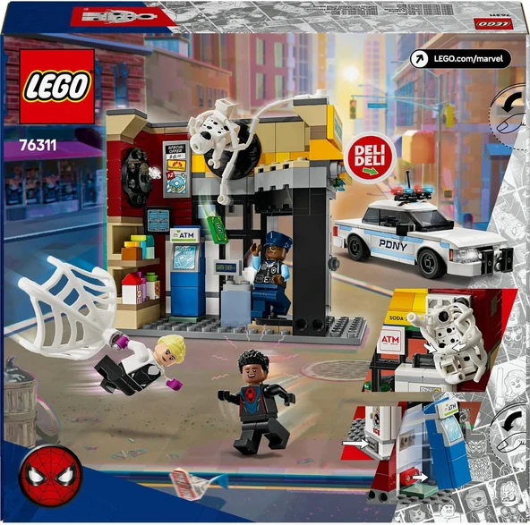 LEGO Marvel Spider-Verse: Miles Morales, Spot'a Karşı 76311-9 Yaş ve Üzeri Çocuklar için Süper Kahraman Figürü İçeren Oy - 6