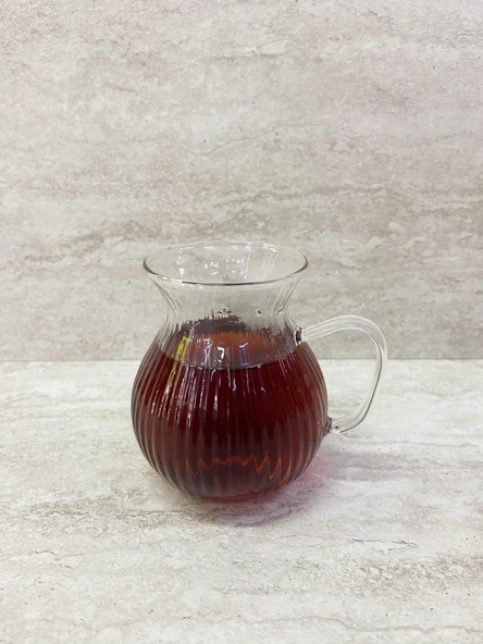 Borosilikat Cam Çay Bardağı – Isıya Dayanıklı Şeffaf Tasarım - 4