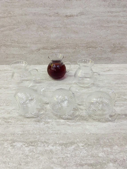 Borosilikat Cam Çay Bardağı – Isıya Dayanıklı Şeffaf Tasarım - 3