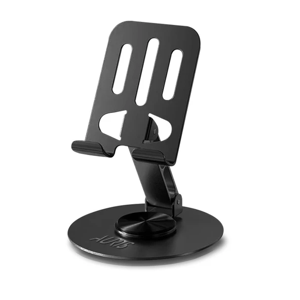 Auris H18 Metal 360 Döner Katlanır Masaüstü Telefon ve Tablet Standı - 1