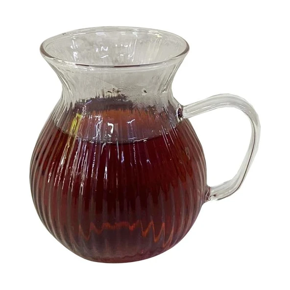 Borosilikat Cam Çay Bardağı – Isıya Dayanıklı Şeffaf Tasarım - 1
