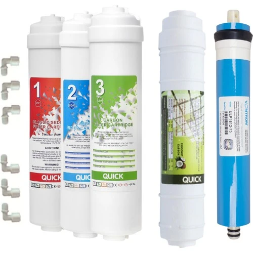 Kapalı Kasa Arıtma Cihazı Filtresi 5'li Set Membranlı ürün görseli 1