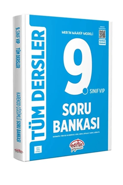 2025 Editör Maarif Modeli 9.Sınıf Tüm Dersler Konu Anlatımlı Soru Bankası Seti - Resim 3