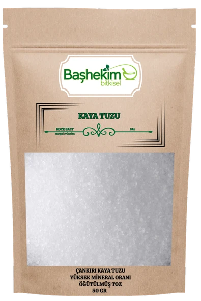 Kaya Tuzu Toz Kaya Tuzu Yüksek Mineral Oranı Sipariş Sonrası Öğütülür 50 Gr ürün görseli