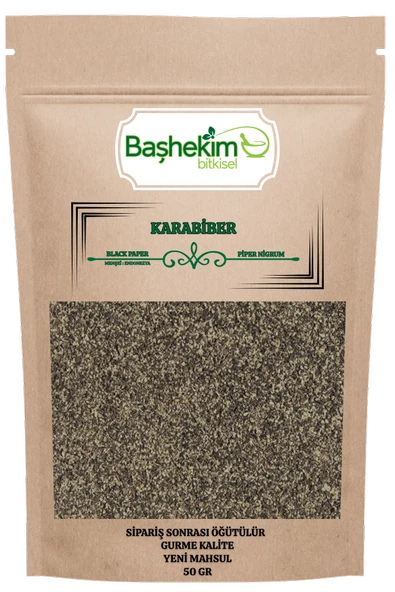 Karabiber Öğütülmüş Toz Sipariş Sonrası Öğütülür Gurme Kalite Yeni Mahsul 50 Gr ürün görseli