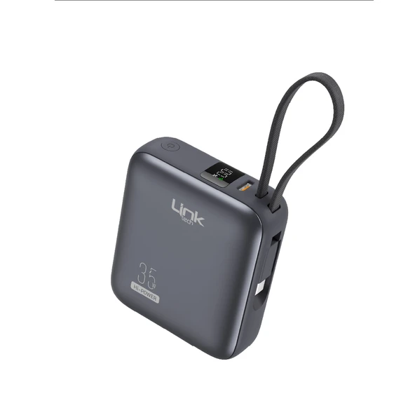 LinkTech PD35 Premium 10000 mAh 35W Süper Hızlı Dahili Kablolu Powerbank - 2