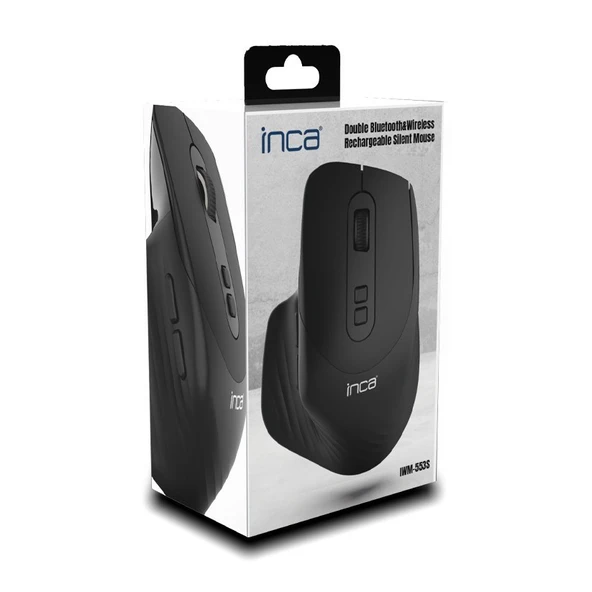 Inca IWM-553S Bluetooth+Wireless Double Mod Rechargeable Silent Mouse - 2
