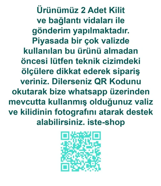 Hafif & Güvenli 3 Haneli Valiz Şifresi 2 Adet - Resim 5