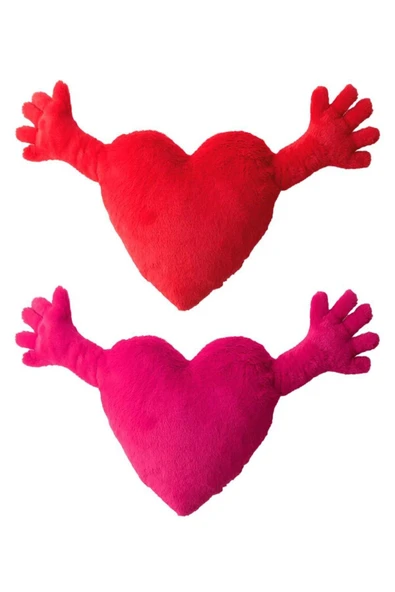 Seçtim Aldım Pelüş Yastık Elli Kalp 40 Cm ürün görseli