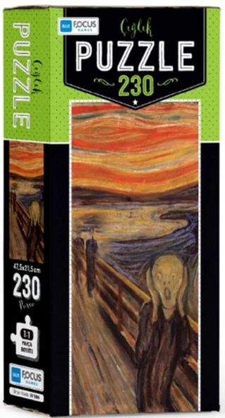 Blue Focus Çığlık - Puzzle 230 Parça ürün görseli
