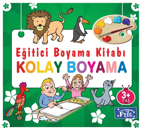 Eğitici Boyama Kitabı - Kolay Boyama - 1