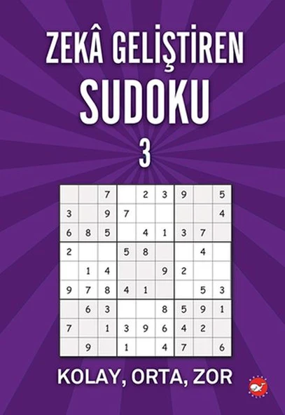 Zeka Geliştiren Sudoku 3 - Kolay - Orta - Zor ürün görseli