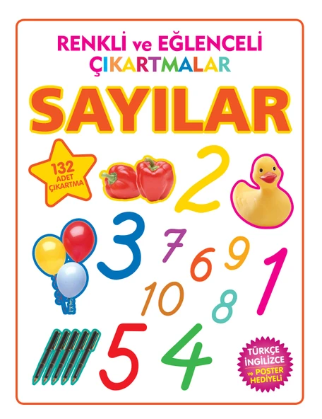 Renkli ve Eğlenceli Çıkartmalar - Sayılar ürün görseli 1