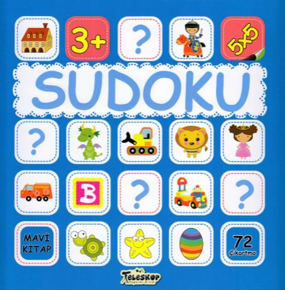 Sudoku 5X5 Mavi Kitap - 1