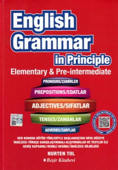 English Grammar İn Principle İngilizce Dilbilgisi - Elementary & Pre Intermediate ürün görseli