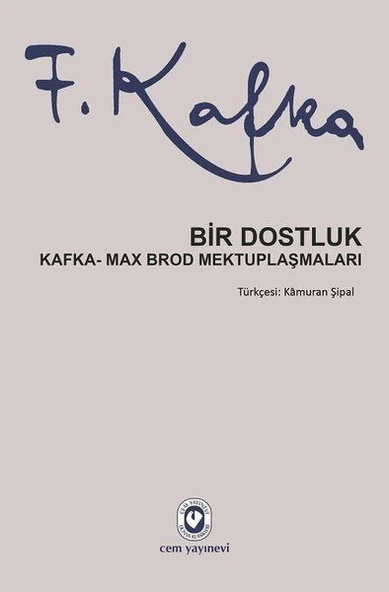 Bir Dostluk - Kafka - Max Brod Mektuplaşmaları ürün görseli