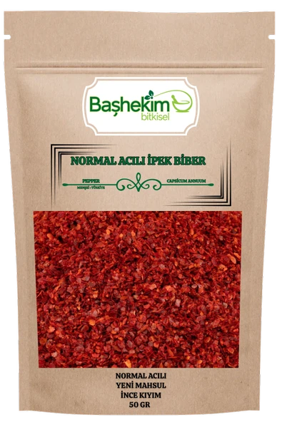 İpek Biber Pul Biber Normal Acılı İnce Kıyım Yeni Mahsul Yerli Üretim 50 Gr ürün görseli