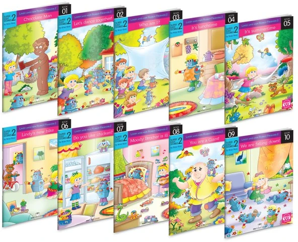İngilizce İlkokul 2.Sınıf Hikaye 10'lu set Karekod Dinlemeli ürün görseli