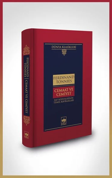 Cemaat ve Cemiyet-Dünya Klasikleri (Ciltli) ürün görseli