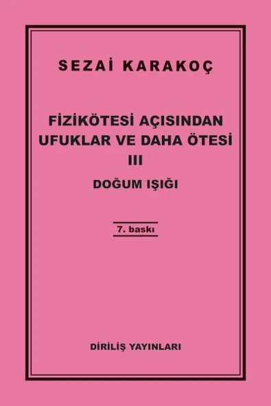 Fizikötesi Açısından Ufuklar ve Daha Ötesi 3 - 1