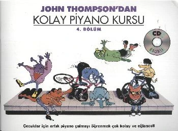 John Thompson'dan Kolay Piyano Kursu 4.Bölüm (Cd İlaveli) ürün görseli