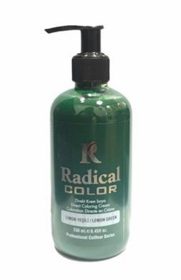 Radical Color Su Bazlı Saç Boyası 250 ml Limon Yeşili