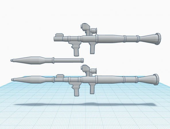 Rpg-7 (Düşük Detay) Plastik Aparat - 1