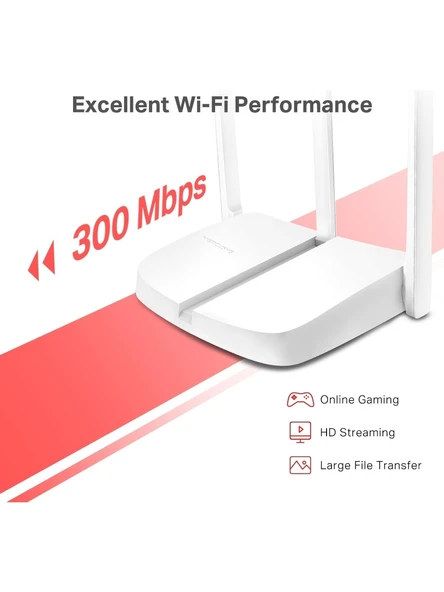 Mercusys MW 306R 300 Mbps Wifi N Router - 3