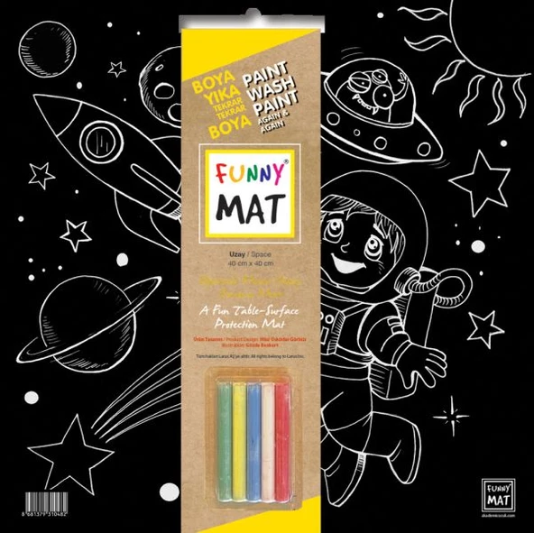 Funny Mat Black Uzay (Tebeşirli) ürün görseli