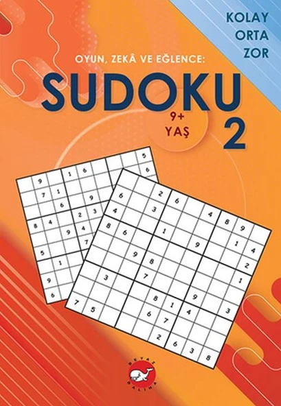 Oyun, Zeka ve Eğlence: Sudoku 2 Kolay, Orta, Zor (9+ Yaş) ürün görseli
