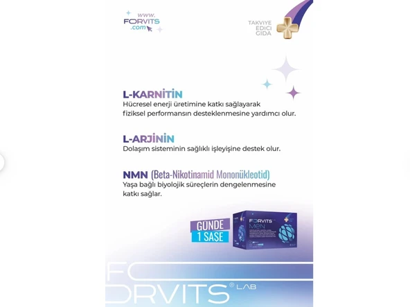Forvits Lab Men 30 Saşe - 2