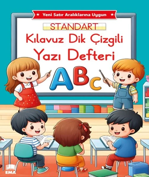 Renkli Standart Kare Çizgili Yazı Defteri A4 Ebat ürün görseli